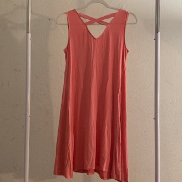 Style & Co. Women's Rose Blossom Pink Sleeveless Mini Dress Petite S NWT - Picture 2 of 7